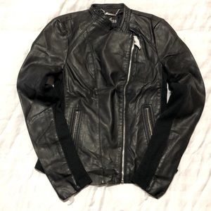 New Express vegan leather jacket